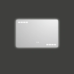 Mosmile Morden Wall Rectngle LED Lights Bathroom Mirror